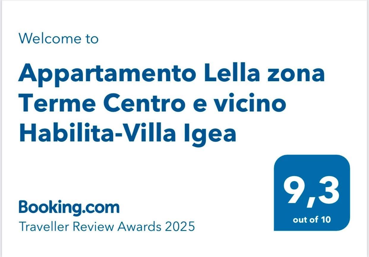 Appartamento Lella Zona Terme Centro E Vicino Habilita-Villa Igea 阿奎泰尔梅 外观 照片